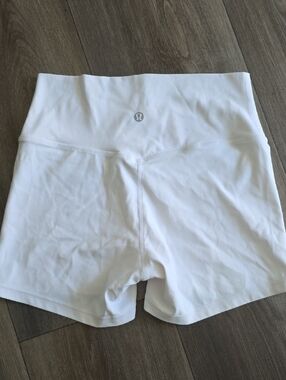 lululemon athletica White High-Rise Bike Shorts
